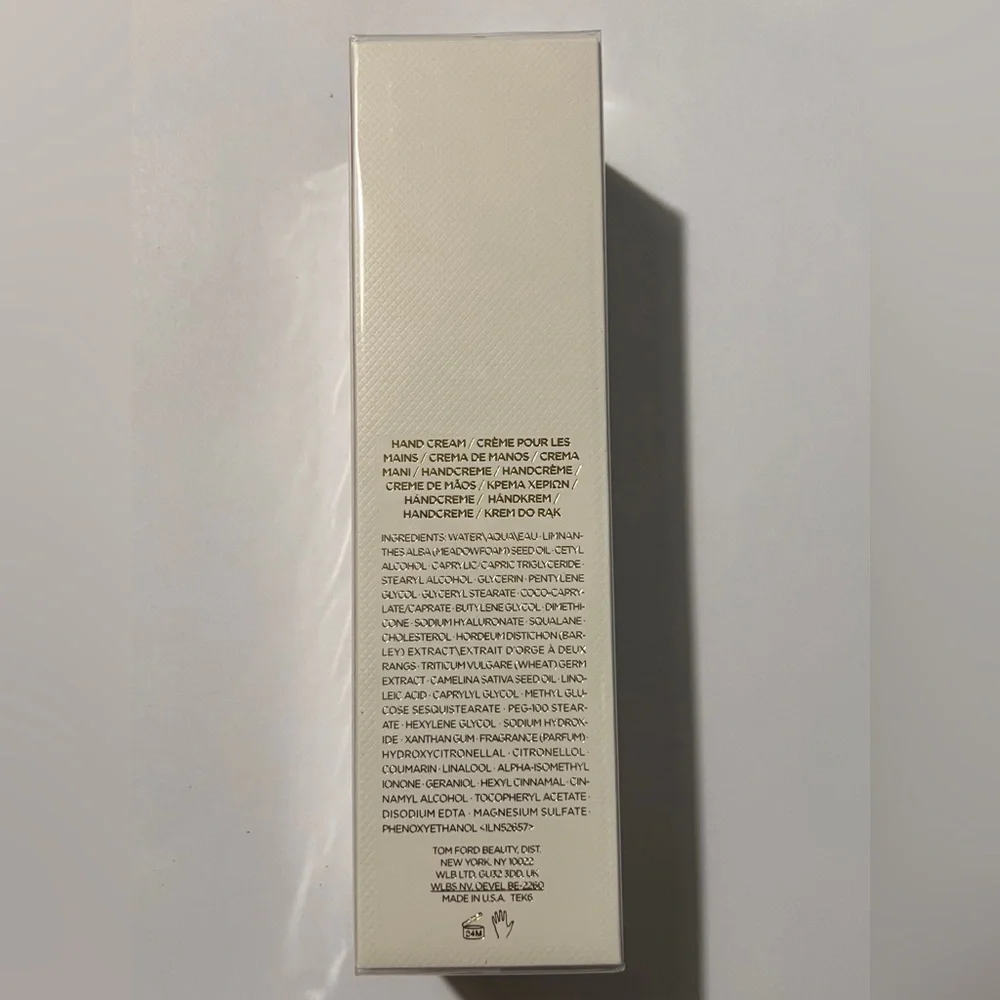 Tom Ford White Suede Hand Cream — 3.4oz sealed